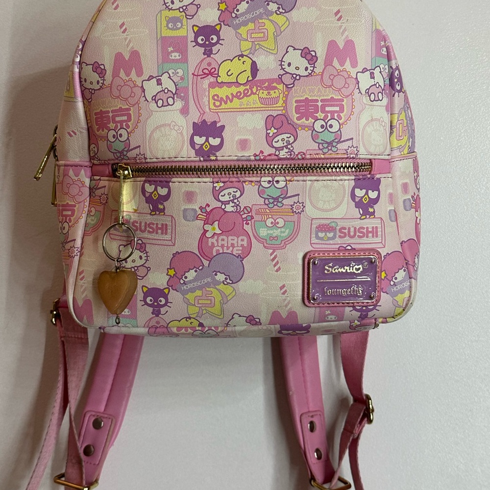 Sanrio Pastel Pink & Purple Character Mini Backpack